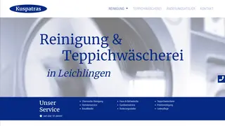 Website Reinigung Kuspatras