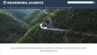 Website Reisemobil Schmitz