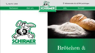 Website Bäckerei Schirmer